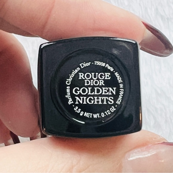 Dior Rouge Lipstick Golden Night 999 - Full Size - Golden Nights Collection -New - Picture 4 of 5